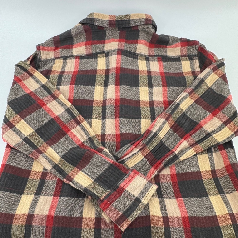Mens Levi­s Relaxed Fit Plaid Western‎ Streetwear Flannel Long Sleeve Shirt Sz M - Picture 6 of 11